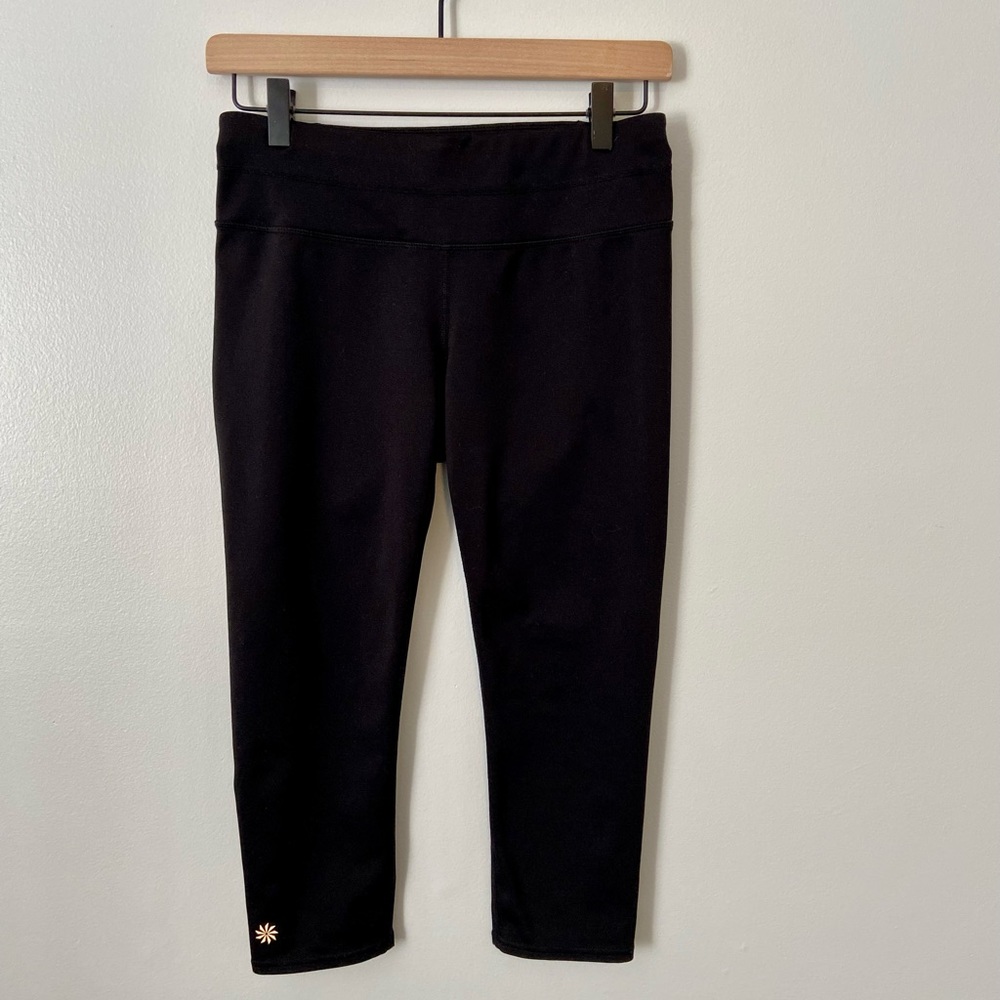 Athleta Sonar Capri Black Leggings / Running Tights / Size Small